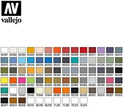 AV Vallejo Mecha Color 17ml - Case (80 x 17ml Bottles)