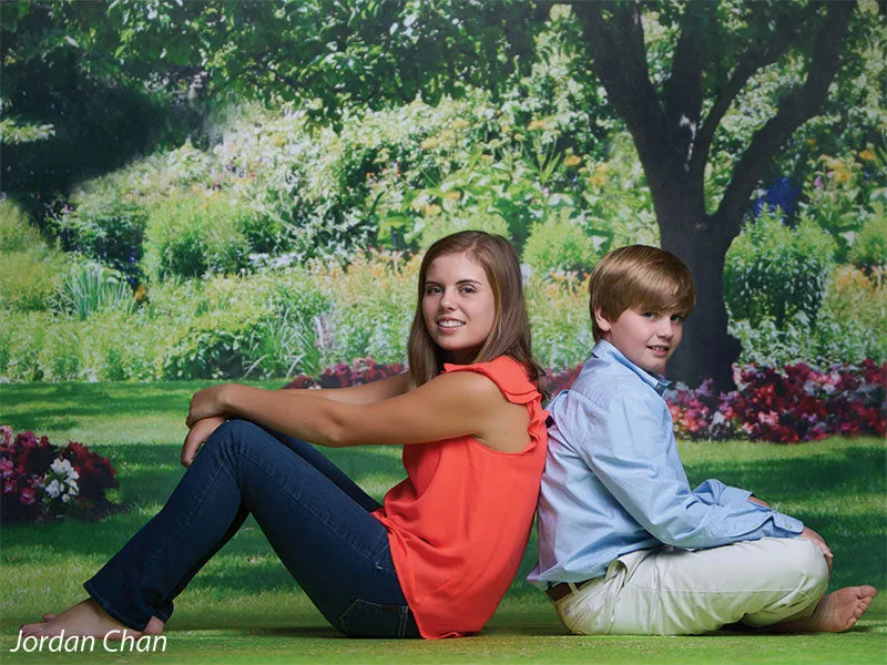 Begonia Park Printed Photography Backdrop