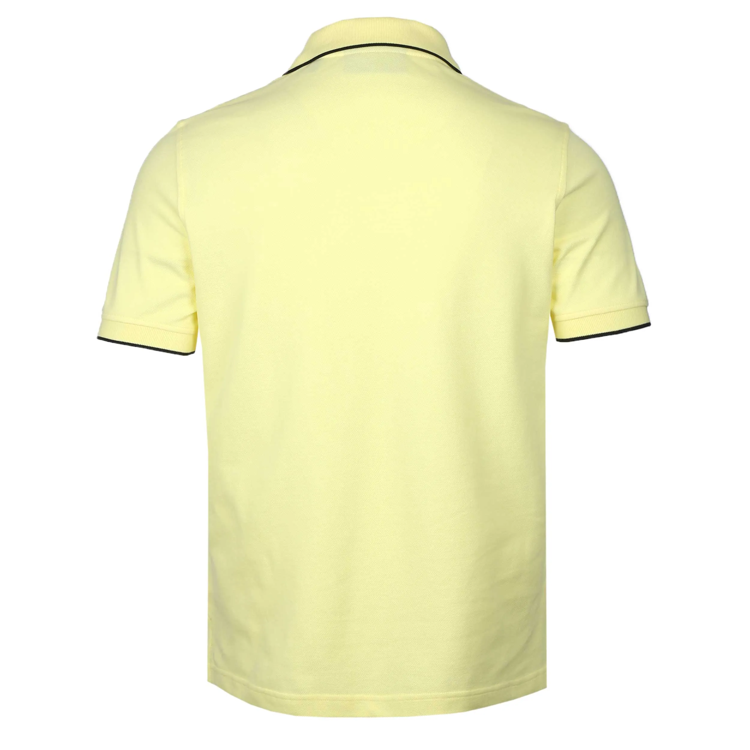 Belstaff Tipped Polo Shirt in Lemon Yellow
