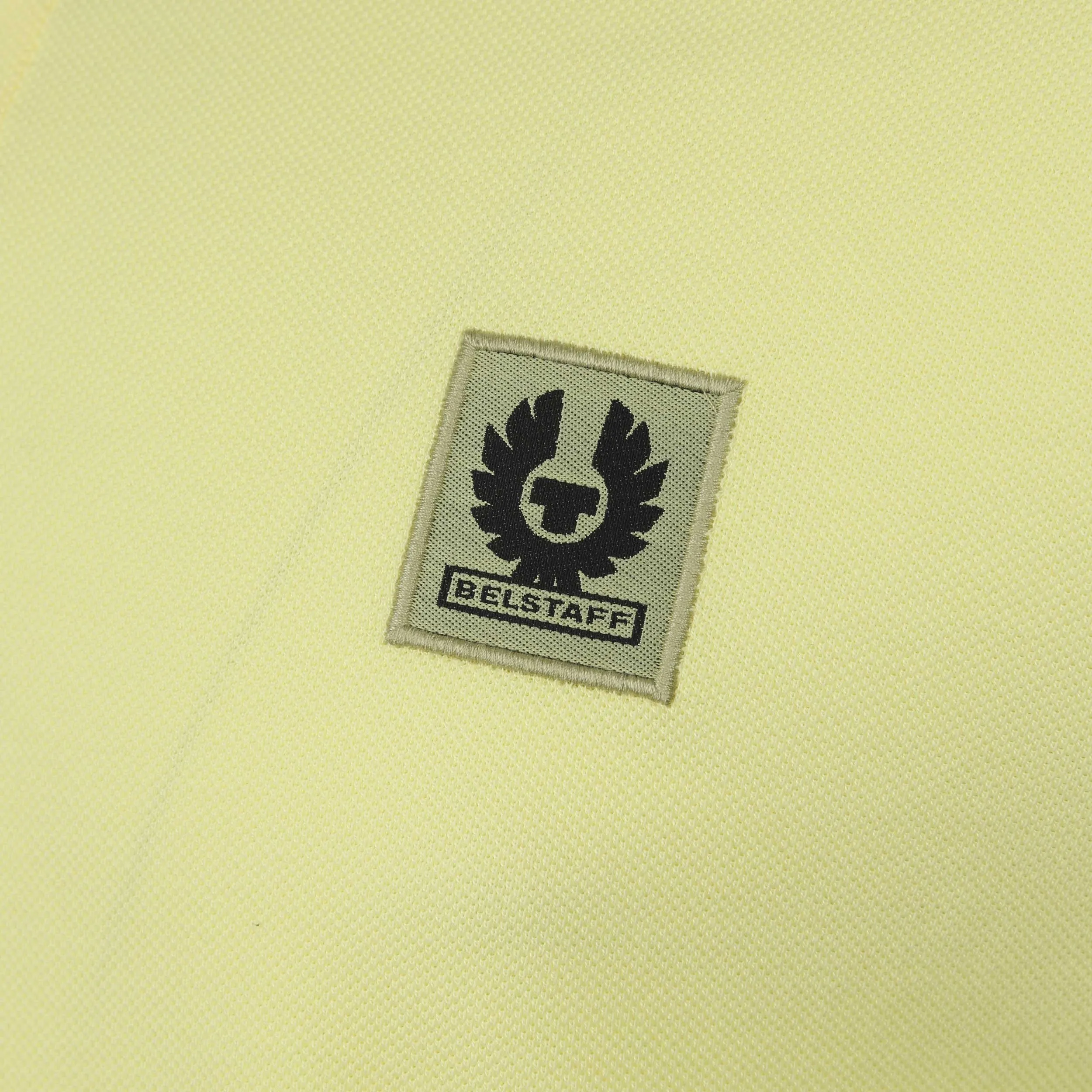 Belstaff Tipped Polo Shirt in Lemon Yellow