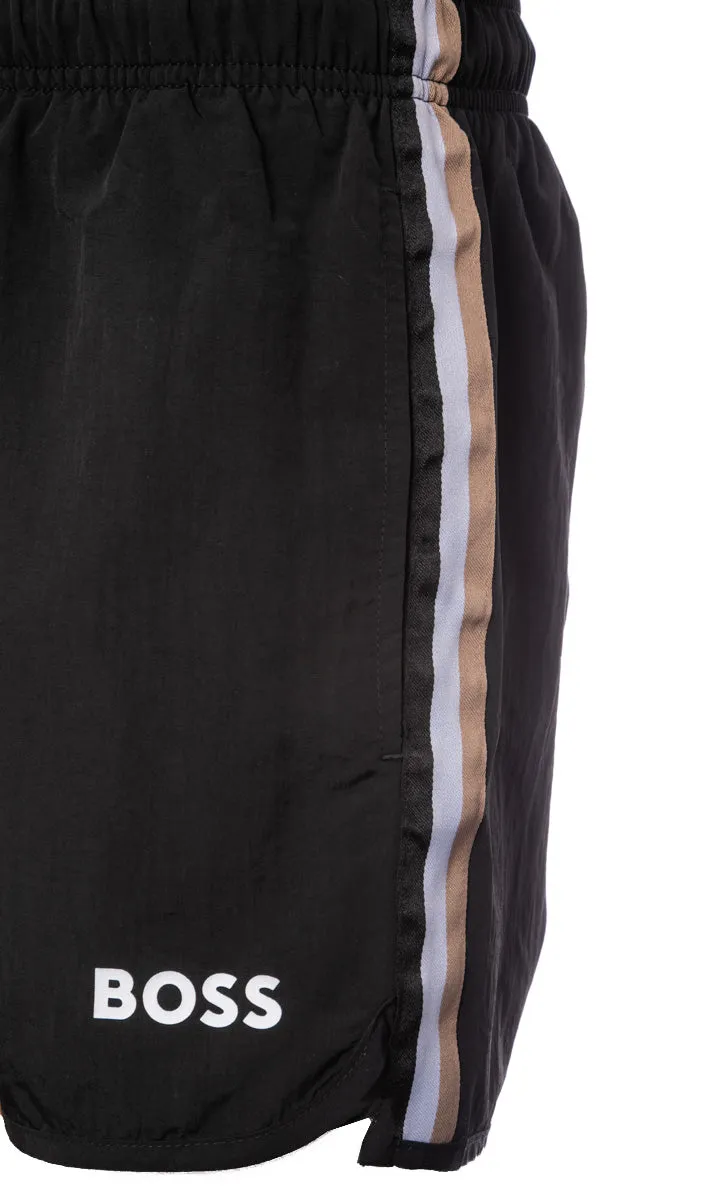 BOSS Vaiana Swim Short in Black