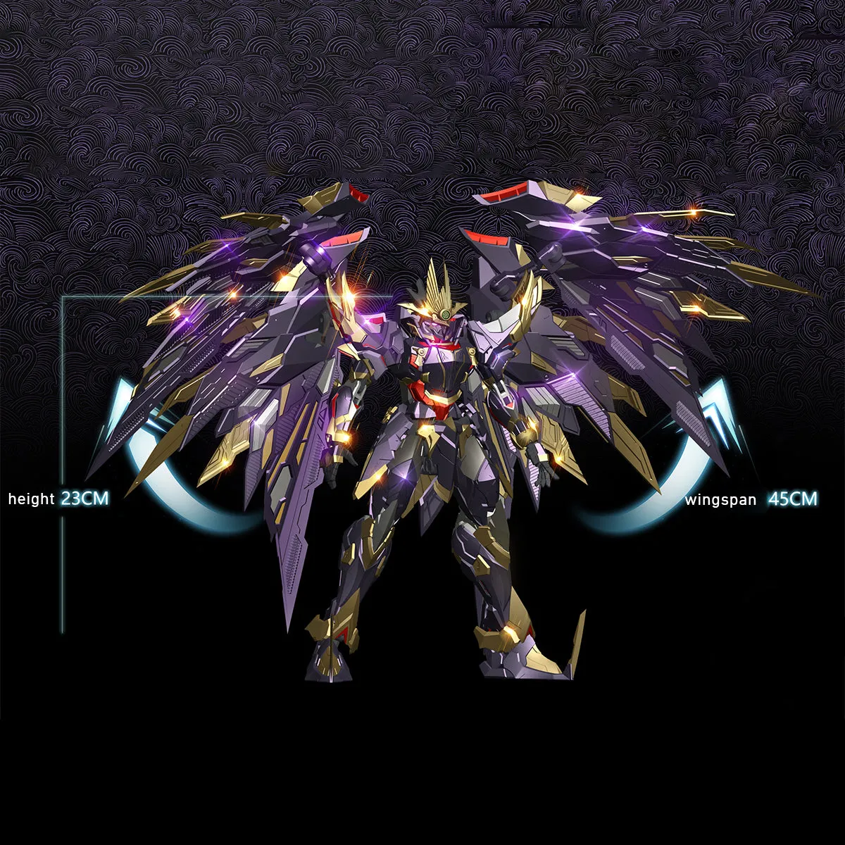 HiPlay HOT GENERAL Declaration Of War Series, Alloy Painted Finished Mecha: The Sixth Demon King, Mecha Style Figure Full Set, 1:100 Scale Collectible Action Figurine