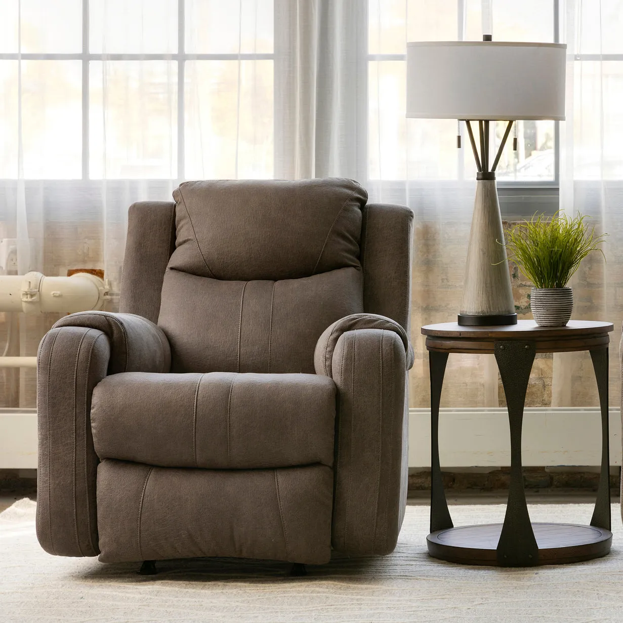 Marvel Bombshell Slate Rocker Recliner