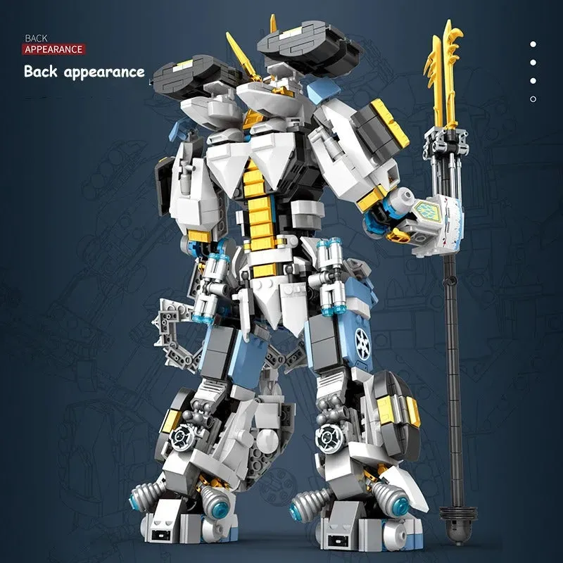 MOC 670 Samurai Titan Warrior Mecha Bricks Toys
