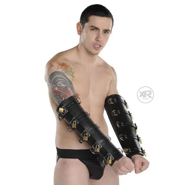 Premium Leather Locking Arm Splints