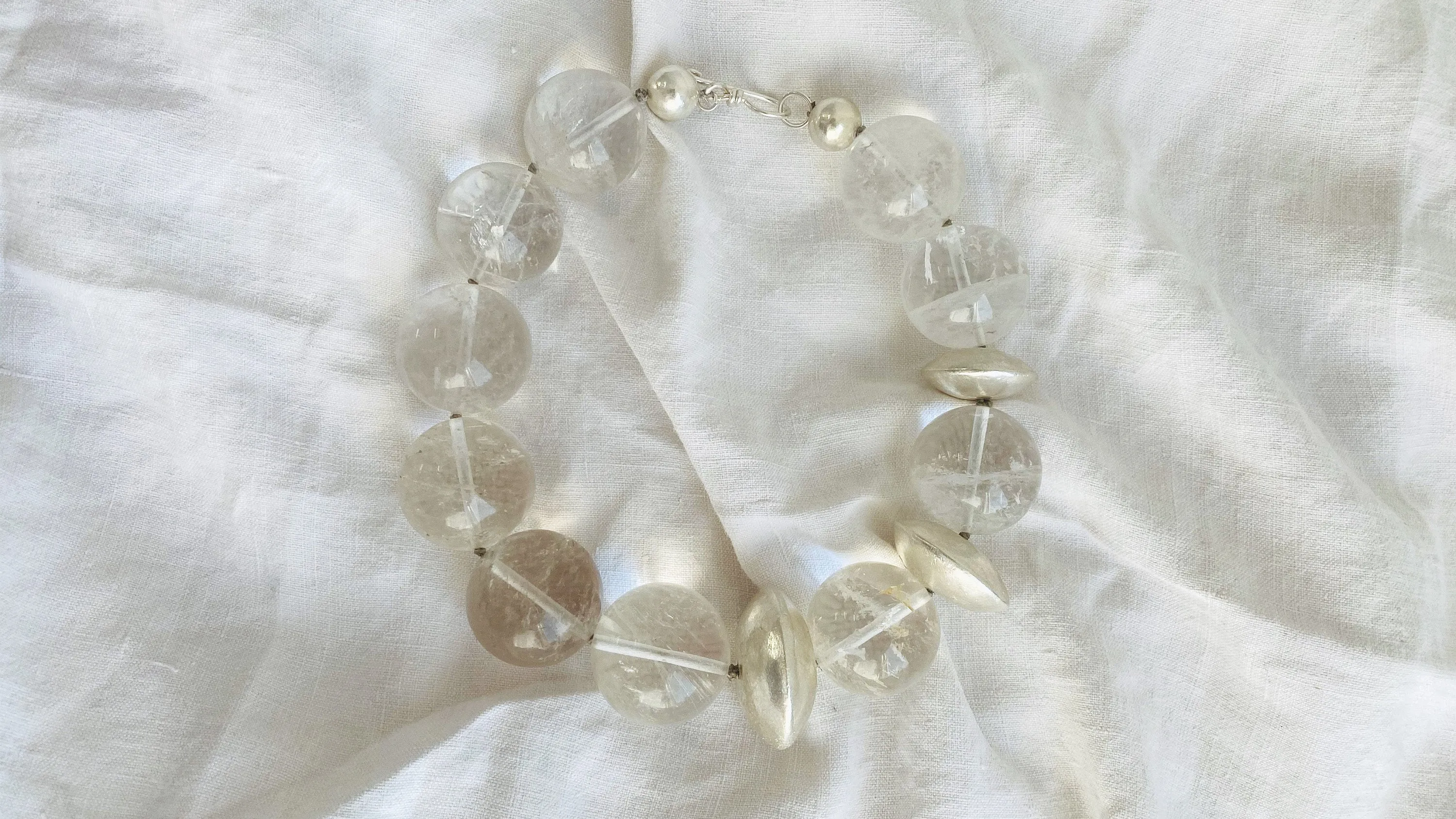 Quartz & Silver Necklace. Atelier Aadya