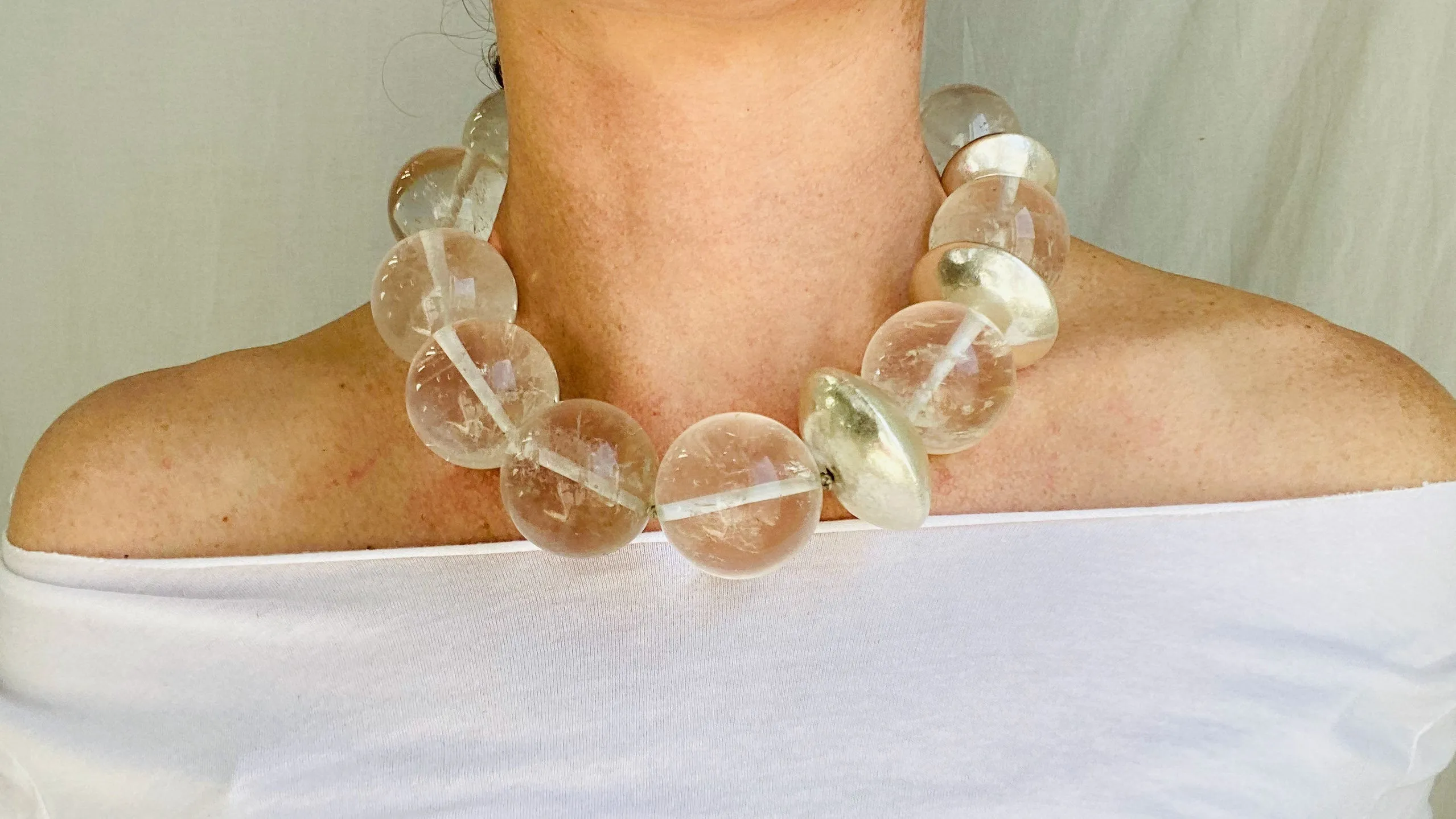Quartz & Silver Necklace. Atelier Aadya