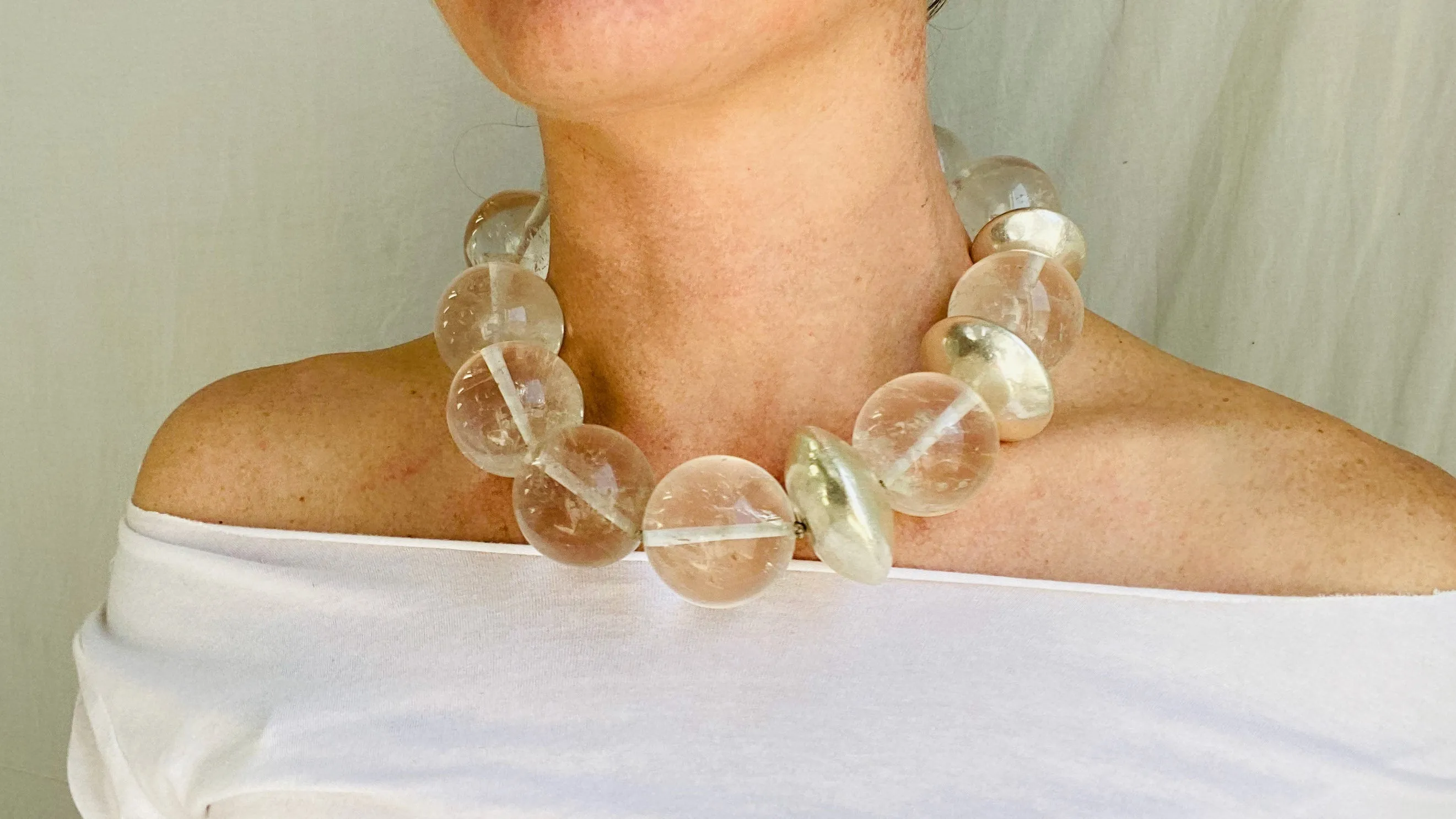 Quartz & Silver Necklace. Atelier Aadya