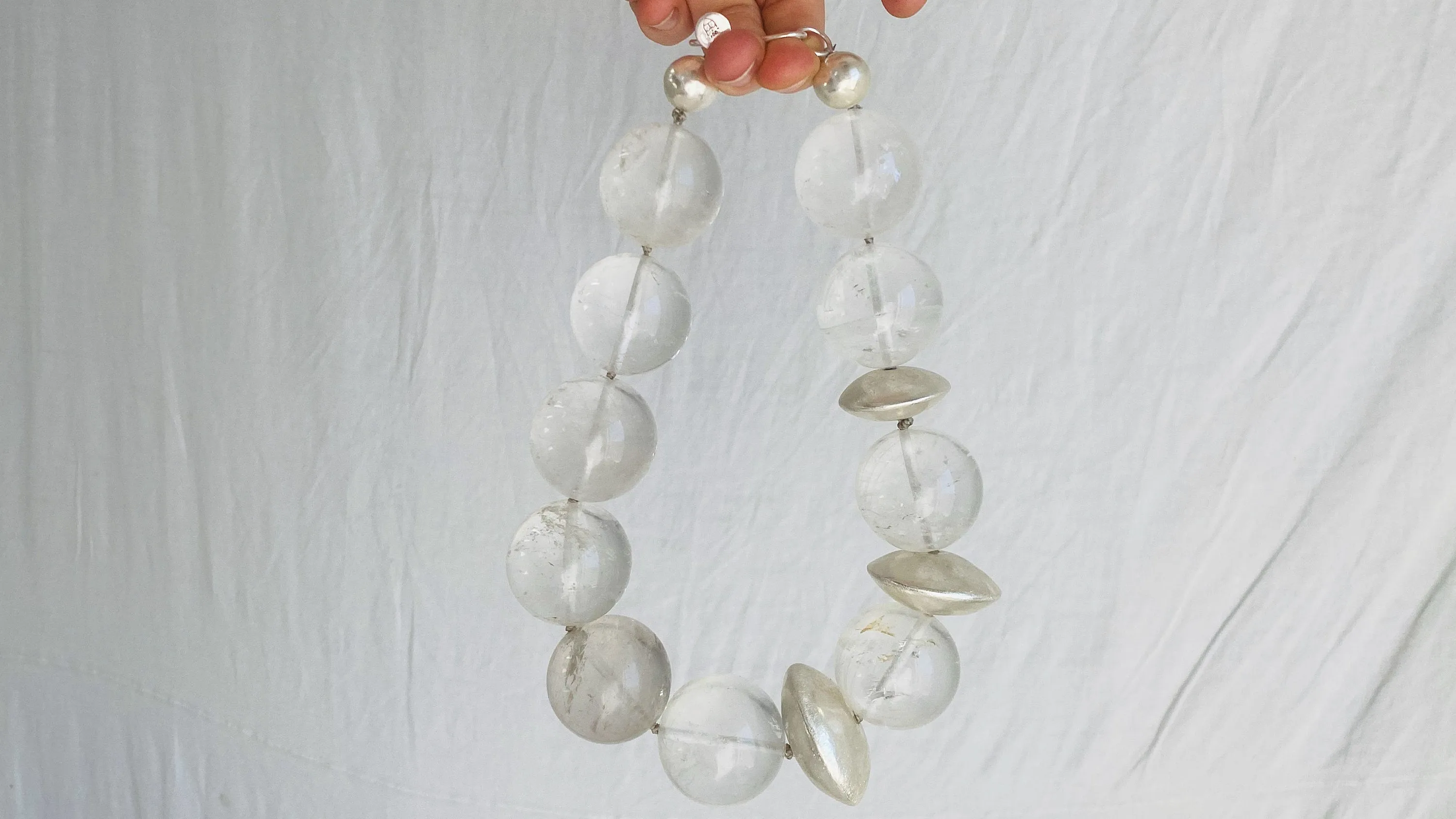 Quartz & Silver Necklace. Atelier Aadya