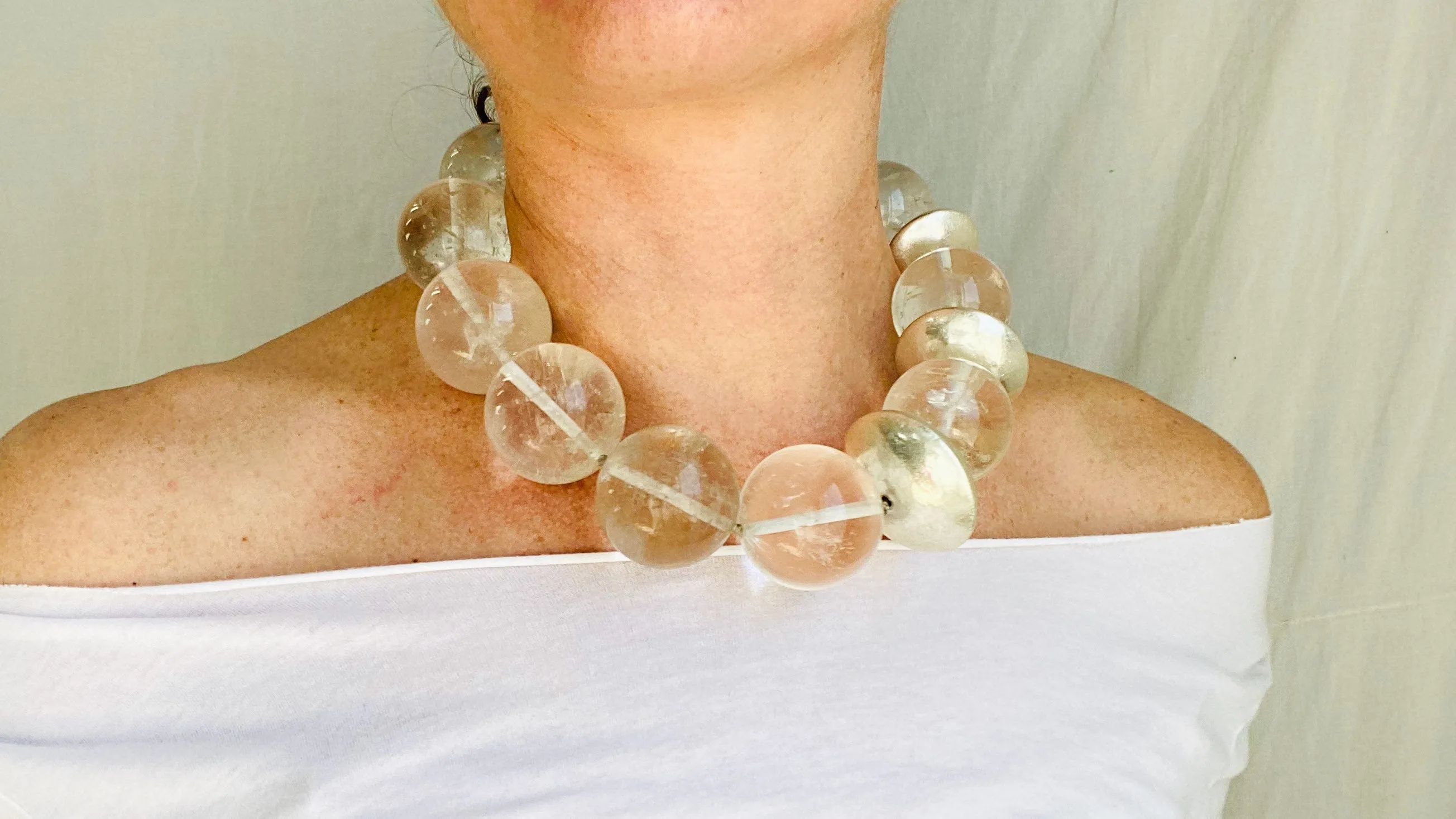 Quartz & Silver Necklace. Atelier Aadya