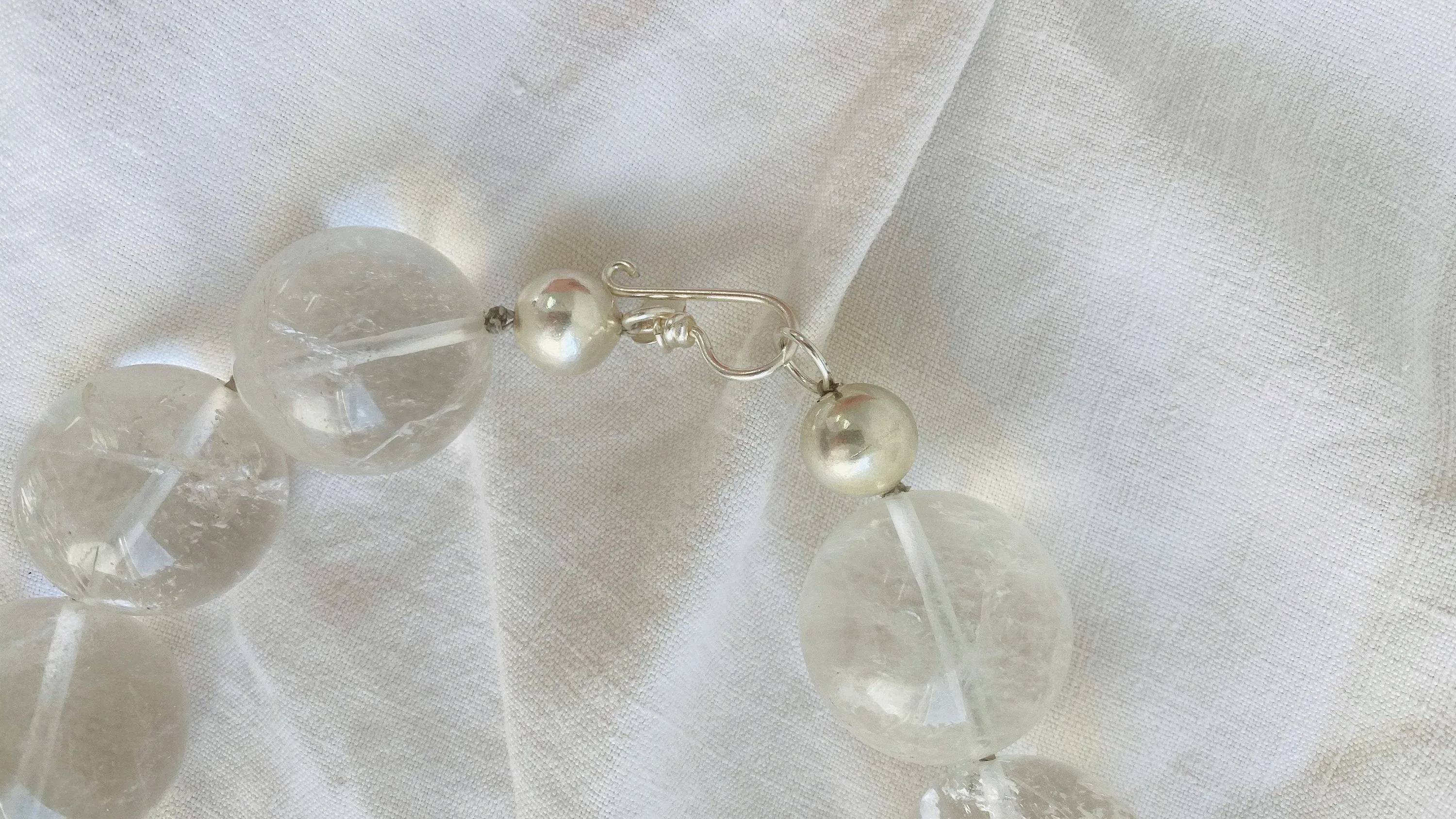Quartz & Silver Necklace. Atelier Aadya